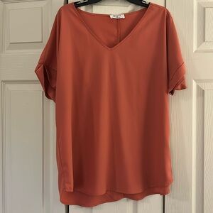 ZENANA orange blouse